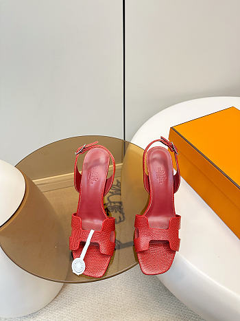 Colestore Hermes Holy 105 sandal Red