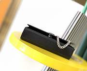 Colestore Saint Laurent YSL Kate Small In Grain De Poudre Embossed Leather Black 20x12.5x5cm - 3