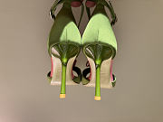 Colestore Roger Vivier Rose Vivier Sandals in Satin Green, Pink - 3