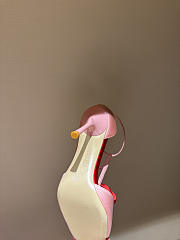 Colestore Roger Vivier Rose Vivier Sandals in Satin Pink, Red - 5