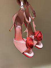 Colestore Roger Vivier Rose Vivier Sandals in Satin Pink, Red - 2