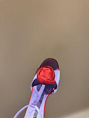 Colestore Roger Vivier Rose Vivier Sandals in Satin Purple, Red - 4