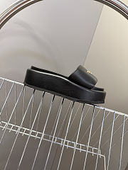 Colestore Dior D-Lane Platform Slide Black Padded Lambskin  - 4