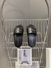 Colestore Dior D-Lane Platform Slide Black Padded Lambskin  - 2