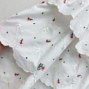 Colestore Dior Embroidered Floral Tiered Eyelet Skirt - 2