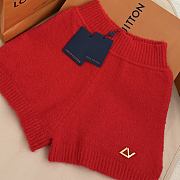 Colestore Louis Vuitton LV Twist Logo Knit Shorts Red - 4