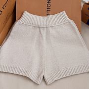 Colestore Louis Vuitton LV Twist Logo Knit Shorts Beige - 2