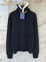 Colestore Louis Vuitton Wool and Cashmere Blouson Dark Grey - 6