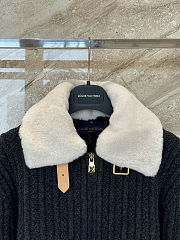 Colestore Louis Vuitton Wool and Cashmere Blouson Dark Grey - 5
