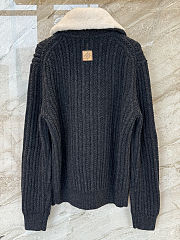 Colestore Louis Vuitton Wool and Cashmere Blouson Dark Grey - 3
