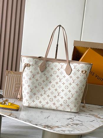 Colestore Louis Vuitton Neverfull MM Monogram Origine Lin 31 x 14 x 28cm