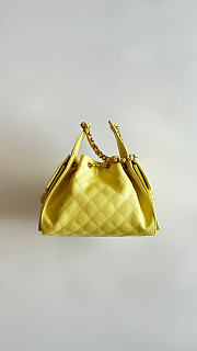 Colestore Chanel 25 Small Handbag Grained Calfskin & Gold-Tone Metal Pale Gold 30x26x14cm - 3