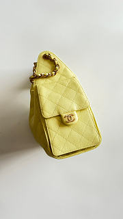 Colestore Chanel 25 Small Handbag Grained Calfskin & Gold-Tone Metal Pale Gold 30x26x14cm - 2