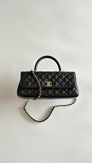 Colestore Chanel Coco Handle East-West Flap Bag Gold-tone Hardware  31x12.5x7cm - 1