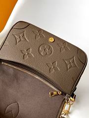Colestore  Louis Vuitton Diane Monogram Empreinte Leather Smoke 24 x 15 x 9 cm - 2