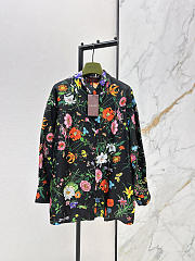 Colestore  Gucci Printed Silk Twill Shirt in Multicolor - 1