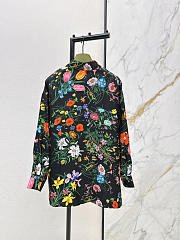 Colestore  Gucci Printed Silk Twill Shirt in Multicolor - 2