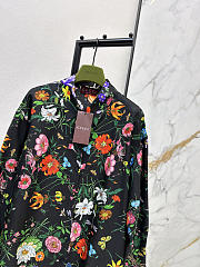 Colestore  Gucci Printed Silk Twill Shirt in Multicolor - 3