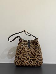 Colestore  Saint Laurent YSL LE 5 À 7 Supple Small in Pony Hair Leather in Beige Leopard 23×25×8.5cm - 6