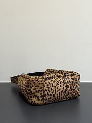 Colestore  Saint Laurent YSL LE 5 À 7 Supple Small in Pony Hair Leather in Beige Leopard 23×25×8.5cm - 4