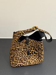 Colestore  Saint Laurent YSL LE 5 À 7 Supple Small in Pony Hair Leather in Beige Leopard 23×25×8.5cm - 2