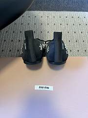 Colestore Miu Miu Crystal-Embellished Ballet Flats Black - 6