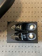 Colestore Saint Laurent YSL Emilie Mules in Leather Black - 6