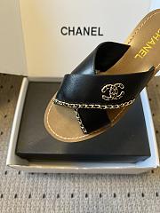 Colestore Chanel Open-toe Shoes Calfskin Black - 6