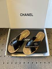 Colestore Chanel Open-toe Shoes Calfskin Black - 3
