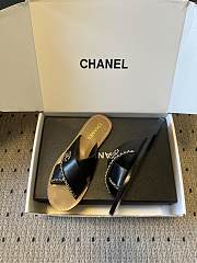 Colestore Chanel Open-toe Shoes Calfskin Black - 2