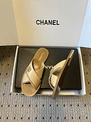 Colestore Chanel Open-toe Shoes Calfskin Beige - 5