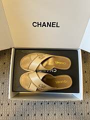 Colestore Chanel Open-toe Shoes Calfskin Beige - 4