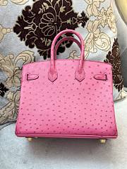 Colestore Hermes Birkin Ostrich Hot Pink Gold Hardware Bag 35cm - 4