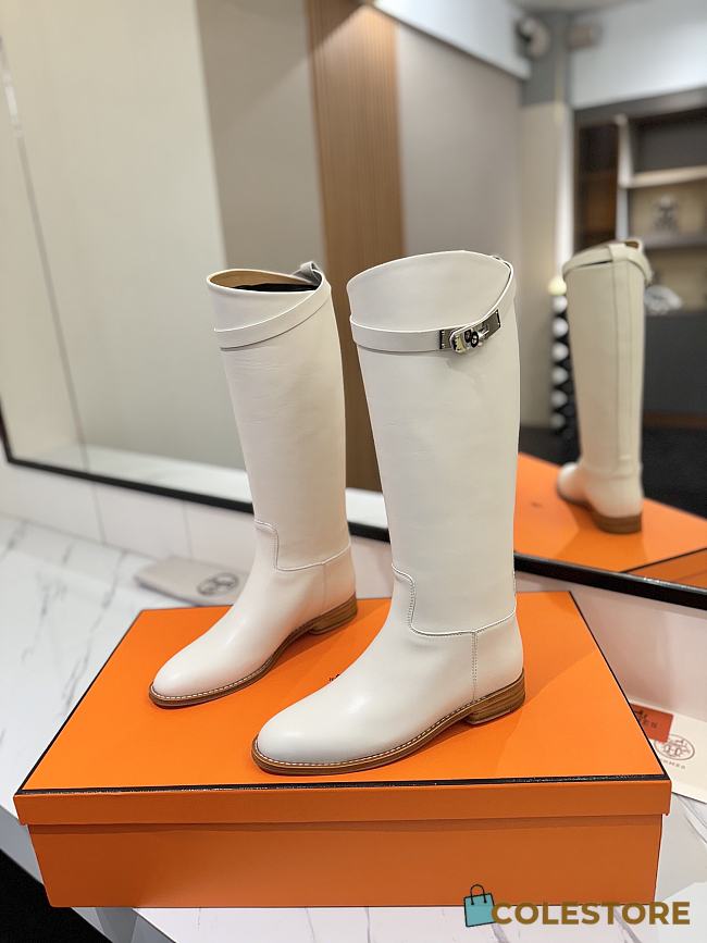 Colestore Jumping Shorter Boot White - 1