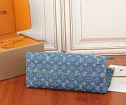 Colestore Louis Vuitton OnTheGo MM in Monogram Denim Blue 35x27x14cm - 6