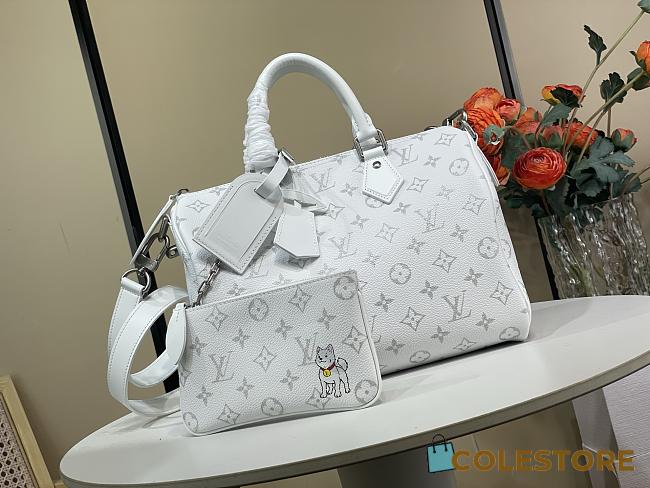 Colestore Louis Vuitton VISIONARY JOURNEYS SEOUL EXCLUSIVE Speedy P9 Bandoulière 30 M27144 32 x 22.5 x 18cm - 1