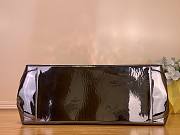 Colestore Louis Vuitton Shopper Tote MM Gunmetal Monogram Mirror Coated canvas M27182 40x32x16cm - 5