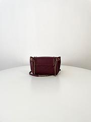 Colestore YSL Saint Laurent Mini Nolita In Lambskin in Red 18x13x6cm - 5