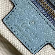 Colestore Gucci Women's Light Blue Gucci Ophidia Supreme Canvas Crossbody Bag 19x13x5cm - 3