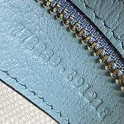 Colestore Gucci Women's Light Blue Gucci Ophidia Supreme Canvas Crossbody Bag 19x13x5cm - 2