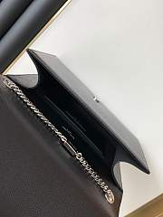 Colestore YSL Saint Laurent Kate Medium In Grain De Poudre Embossed Leather Black  24x14.5x5cm - 4