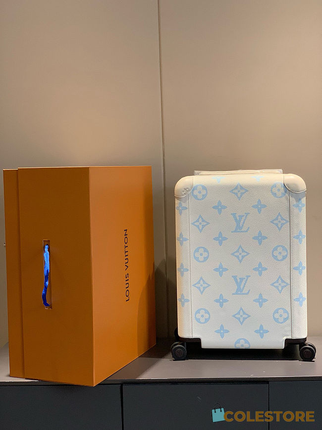 Colestore Louis Vuitton Horizon 55 Suitcase Light Blue Monogram  55x38x21cm - 1