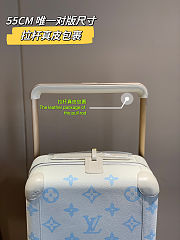 Colestore Louis Vuitton Horizon 55 Suitcase Light Blue Monogram  55x38x21cm - 6