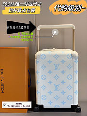 Colestore Louis Vuitton Horizon 55 Suitcase Light Blue Monogram  55x38x21cm - 2