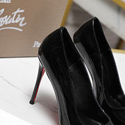 Colestore Christian Louboutin Miss Z 100 mm Pumps Patent Calf Leather Black - 4