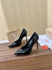 Colestore Christian Louboutin Miss Z 80 mm Pumps Patent Calf Leather Black - 2