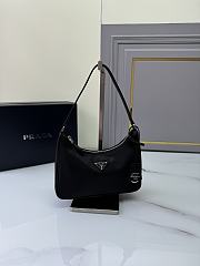 Colestore Prada Re-Edition 2005 Re-Nylon and Saffiano Mini Bag Black Silver hardware 22x18x6.5cm - 4