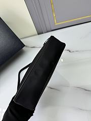Colestore Prada Re-Edition 2005 Re-Nylon and Saffiano Mini Bag Black Silver hardware 22x18x6.5cm - 3