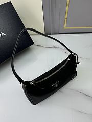 Colestore Prada Re-Edition 2005 Re-Nylon and Saffiano Mini Bag Black Silver hardware 22x18x6.5cm - 2