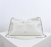Colestore Dior Medium Dior Bow Bag White Lambskin 30 x 17.5 x 12cm - 1